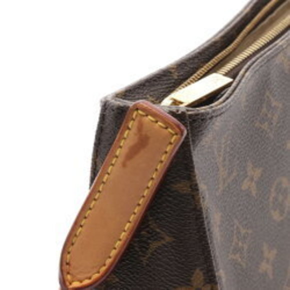 Louis Vuitton Looping MM Shoulder Bag Leather Monogram Brown - Picture 7 of 8